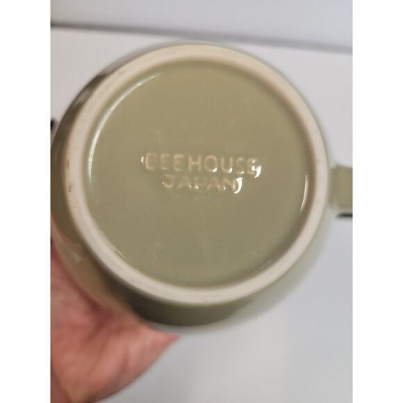 Bee House Tea Pot Green Ceramic Metal Japan Removable Infuser Strainer EUC - Picture 9 of 9